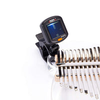 Garvee Kalimba Tuner, accordatore digitale girevole speciale per Kalimba e chitarre, regolabile, robusto, nero, per esercitarsi con la musica
