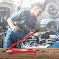 Garvee Porta Power Kit 12T Cric idraulico per impieghi gravosi, telaio in acciaio, set completo di riparazione con custodia per il trasporto per officina e cantiere, robusto, versatile, compatto