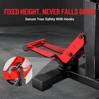 Supporto di sollevamento idraulico per moto da cross Garvee, capacità di 440 libbre, altezza regolabile, acciaio, gomma antiscivolo, per officina e garage