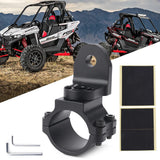 Supporto per bandiera Garvee UTV regolabile a 360° per stabilizzatori UTV da 1,75-2 pollici, montaggio a pavimento in alluminio nero