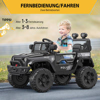 Garvee 12V Kids Electric Off-Road Car Nero con Telecomando e Bluetooth – SUV robusto per bambini e bambine dai 3 anni in su