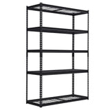 Sistema di scaffalature per garage Garvee Heavy Duty, ripiani in metallo regolabili per officina, cantina, garage, 48x18x72 pollici, nero - Nero