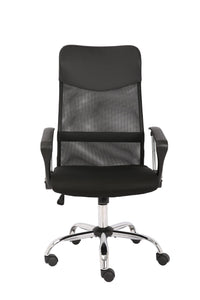 Sedia da ufficio ergonomica Garvee con supporto lombare regolabile, poggiatesta e braccioli per ufficio e gaming, altezza regolabile, nera