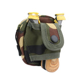 Garvee Slingshot Pouch Borsa portatile in nylon con fibbia e cerniera 2 in 1 per campeggio e mimetizzazione nella giungla