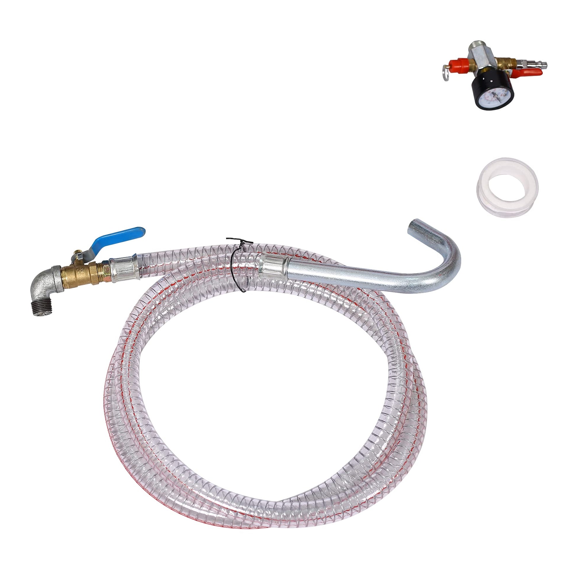 Garvee, vaschetta di raccolta dell'olio da 20 galloni con regolazione dell'altezza, pneumatica, robusta, con ruota per ufficio e garage