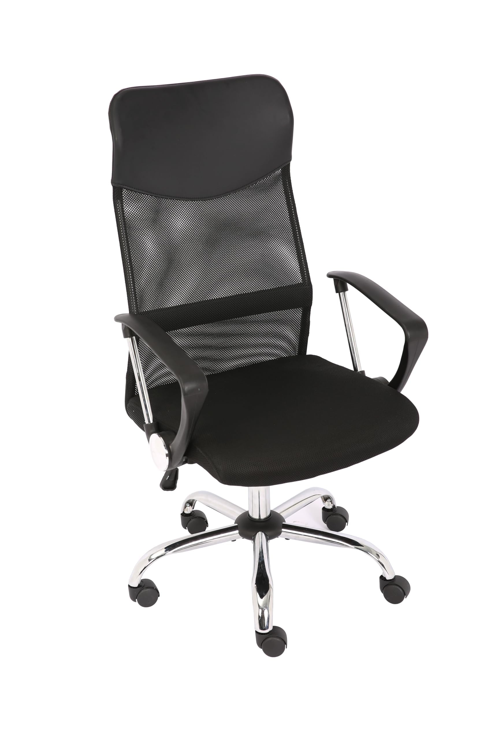 Sedia da ufficio ergonomica Garvee con supporto lombare regolabile, poggiatesta e braccioli per ufficio e gaming, altezza regolabile, nera