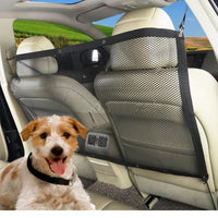 Garvee Rete di sicurezza per cani per auto, rete di protezione per bagagliaio, accessorio interno universale, 115x62 cm, nero