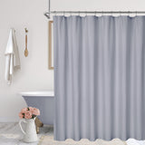 Garvee Tenda Doccia in Microfibra Extra Lunga Grigia Impermeabile Lavabile 183x198 cm Bagno e Doccia