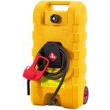 Tanica di benzina Garvee da 56.8 L in HDPE per auto e barche - Gialla con pompa manuale e ugello di spegnimento automatico - Giallo