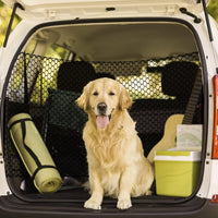 Garvee Hundegitter Auto Kofferraum 130x90cm Elastico Poliestere Universale SUV Van LKW Nero