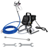 Pistola a Spruzzo Airless Garvee 1010W 3000 PSI - Controllo Flusso Regolabile, Tubo 7,5m per Pittura Interni ed Esterni, Nero