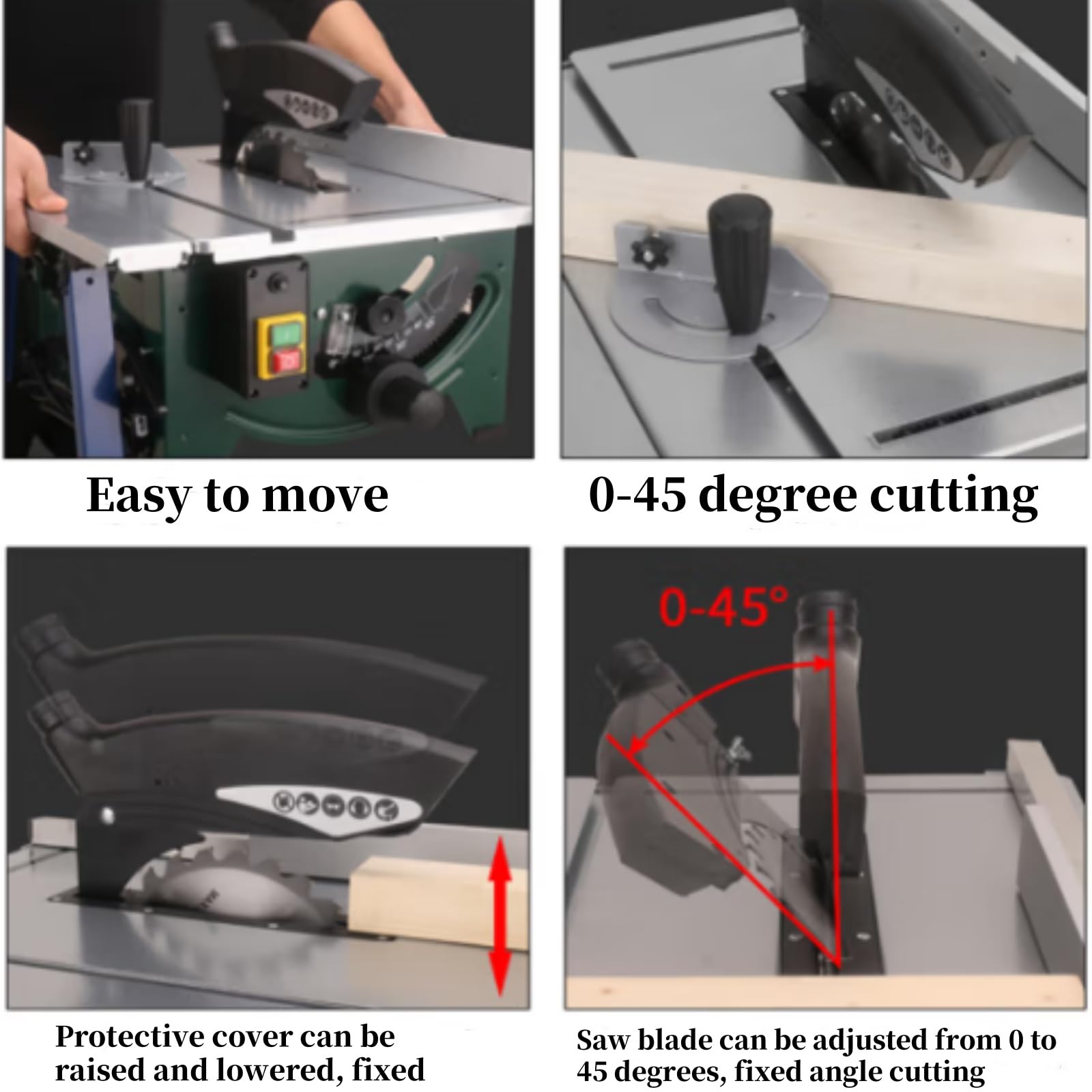 Pialla Elettrica da Banco Garvee 1250W per Festa del Papà | 8000 Giri/min, Silenziosa, Larghezza 204mm, per Legno e Officina Mobili