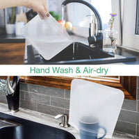 Sacchetti per alimenti riutilizzabili Garvee, set da 6 pezzi, senza BPA, per cucina e conservazione, adatti al congelatore, versatili