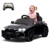 Garvee Auto Elettrica Bambini 12V BMW M4, 3 Velocità, Luci LED, Materiale PP e Metallo, Sicurezza con Cintura, Telecomando, per Bambini 3-8 Anni - Noir