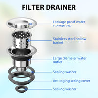 Lavello doppio in acciaio inossidabile Garvee da 33 pollici per garage e giardino, rubinetti per acqua calda e fredda, argento antiruggine, indipendente