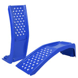 Rampe per riparazione auto Garvee Heavy Duty, capacità di carico 8000 libbre, set da 2, altezza di sollevamento 8 pollici, acciaio, antiscivolo, blu, 36"x13"x9" - blu
