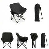 Garvee Sedia da Campeggio Pieghevole 150 Kg, Schienale Confortevole, Ultraleggera, Tessuto Oxford 600D, Porta Bicchiere, Borsa Trasporto, Esterno, Escursionismo, Leggera, Robusta, Blu