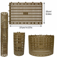 Garvee Set da 10 pezzi di protezioni per tronchi d'albero, guaine protettive espandibili per alberi, resistenti ai raggi UV, marrone, 25x37 cm, protezione contro gli animali che brucano