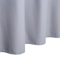 Tenda da doccia in microfibra Garvee con motivo in rilievo, idrorepellente, orlo appesantito, 12 occhielli, grigio, arredo bagno