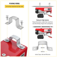 Argano elettrico GARVEE da 200 kg, paranco elettrico a sollevamento automatico con telecomando wireless e fune da 12 m, velocità di sollevamento di 16,5 m/min, altezza di sollevamento per montacarichi, fabbriche, magazzini (200 kg)