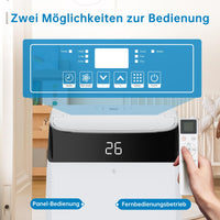 Condizionatore d'aria GARVEE 12000 BTU, efficiente dal punto di vista energetico, silenzioso, compatto e robusto, per soggiorno, ufficio