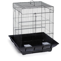 Gabbia per uccelli in metallo Garvee, alta 24 pollici, per uccelli di piccole e medie dimensioni, robusta struttura in metallo, trasparente, portatile, ideale per i viaggi e per la casa.