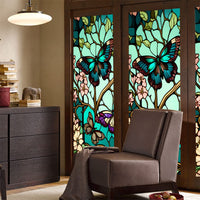 GARVEE Motyl Window Film Pellicola per la privacy statica con protezione UV per spazi abitativi 60x100 cm Trasparente