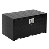 Garvee Cassetta Attrezzi Sotto Scocca 76,2 cm Alluminio Nero Impermeabile con Serratura per Pickup Camper Rimorchio 61x46x46 cm - Nero
