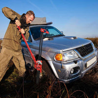 Cric agricolo Garvee High Lift da 33" e 3 tonnellate di capacità, in acciaio, compatto, per auto, camion, ATV, SUV, altezza regolabile da 6" a 27,5"