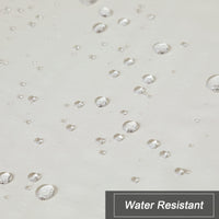 Garvee Tende da caffè corte impermeabili in PVC per cucina e bagno, 2 x 30x91,4 cm, semitrasparenti, texture in rilievo