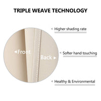 Tende oscuranti Garvee, 2 pezzi, beige, 26x45 pollici, per finestre, soggiorno, cucina, camera da letto, termoisolanti