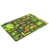 Garvee Tappeto per Bambini Antiscivolo Lavabile con Motivo Città 3D, Morbido, Sicuro, Non Tossico, Camerette, Aree Giochi, Multicolore