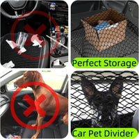 GARVEE Pratica barriera divisoria per bagagliaio, barriera di sicurezza per animali domestici, auto per cani, 120x70 cm, nera