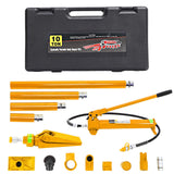 Garvee Porta Power Kit 10 Ton Idraulico Potente Kit Accessori Per Officina Auto Riparazioni Nero - Yellow