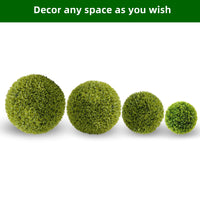 Set di bossoli Garvee artificiali, 50 cm, resistenti ai raggi UV, uso manuale, materiale PE, materiale decorativo, interno ed esterno, verde