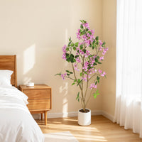Alberi artificiali Garvee, set da 2 pezzi, piante da interno realistiche, facili da curare, di lunga durata, per casa e ufficio, colore verde