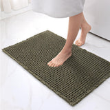 Garvee Tappetino da Bagno 43x60 cm Antiscivolo Design a Waffel Morbido Lavabile per Bagno e Doccia