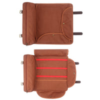 Borsa da trasporto per barman Garvee Bar, set creativo per shaker da cocktail, marrone, portatile, per feste da barman