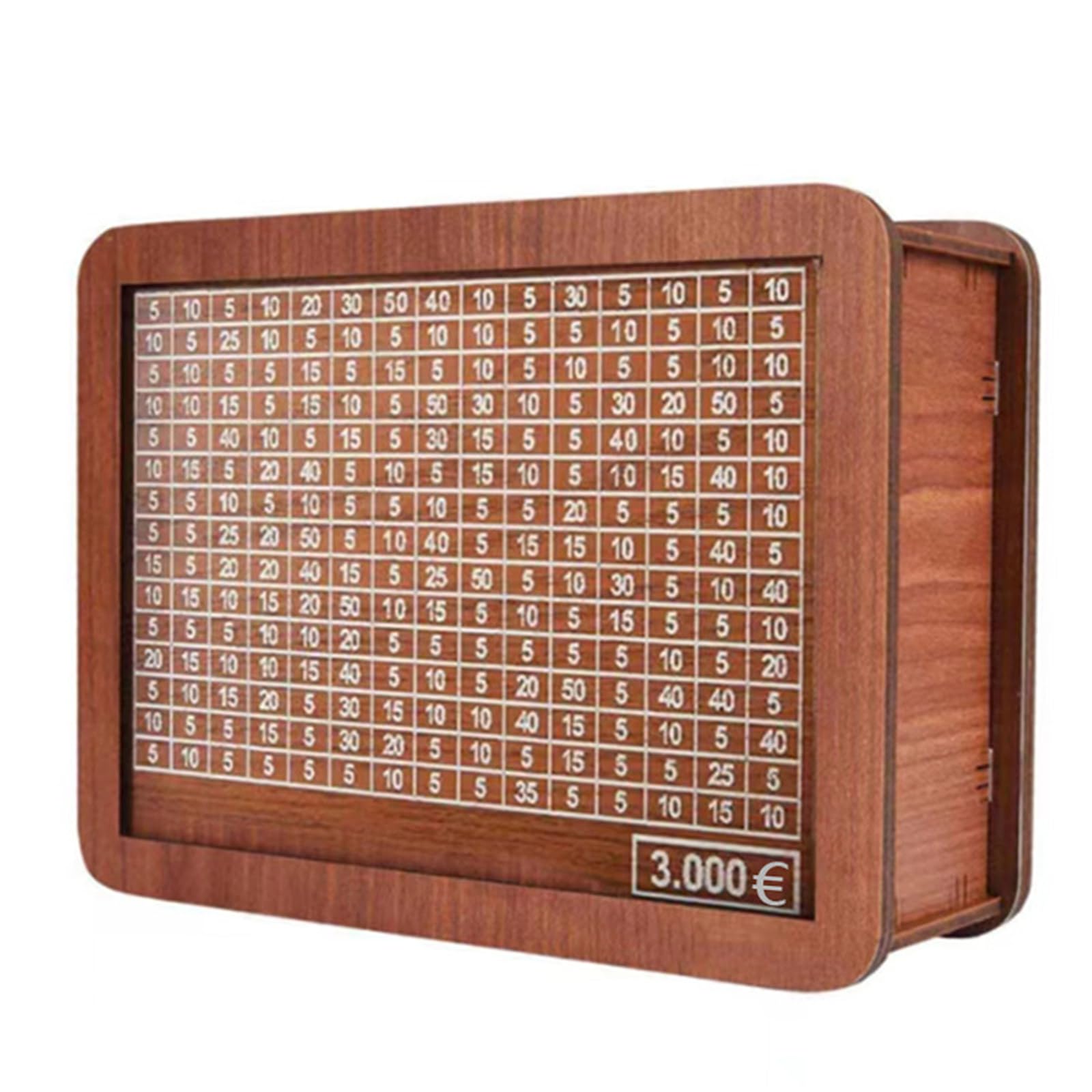 Garvee Boîte à Épargne Multifonctionnelle en Bois Écologique avec Compteur Numérique pour Éducation Financière Enfants Maison