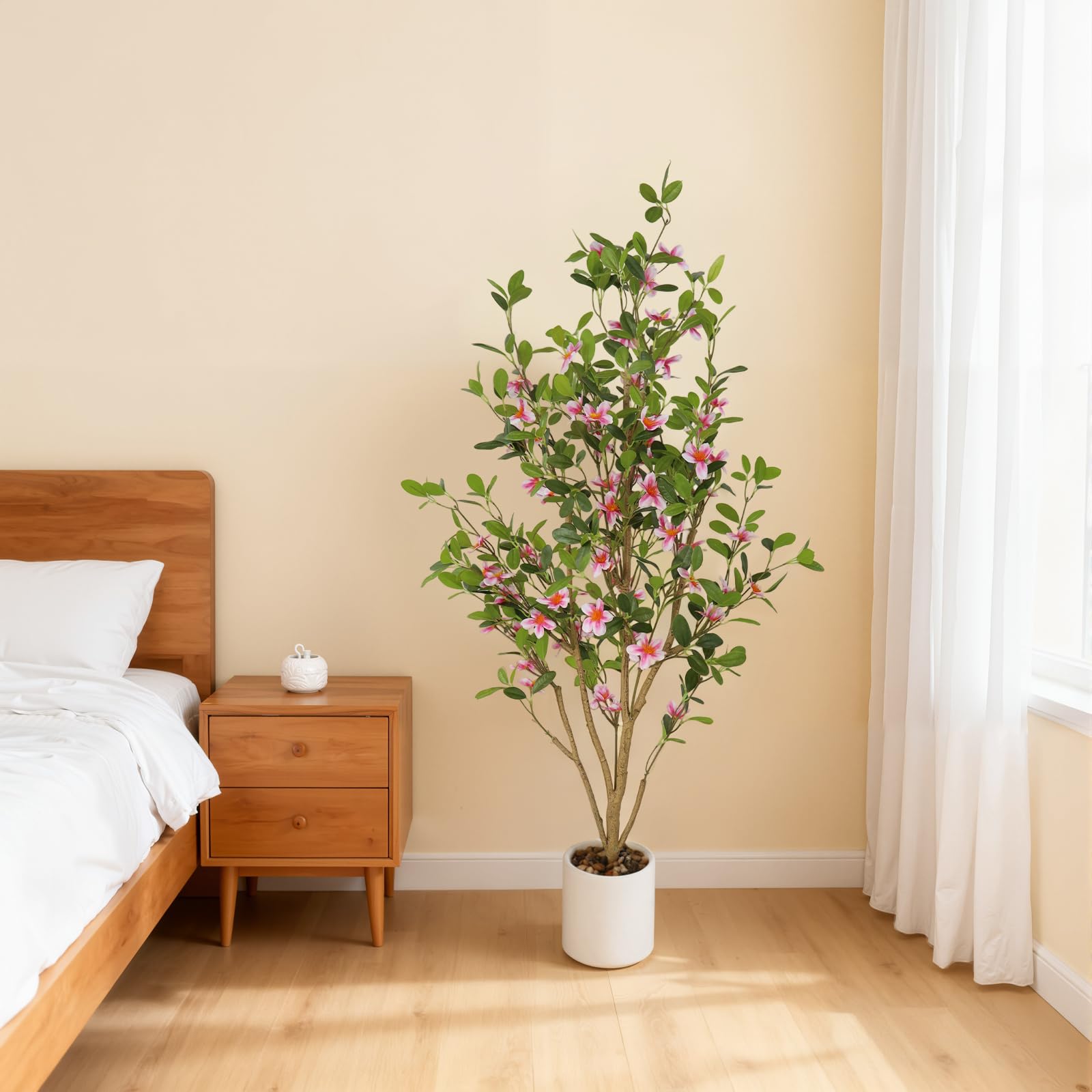 Alberi artificiali Garvee da 2 piedi, realistici, senza manutenzione, per uso interno ed esterno, verdi, versatili