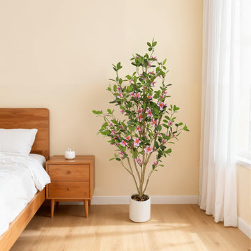 Alberi artificiali Garvee da 2 piedi, realistici, senza manutenzione, per uso interno ed esterno, verdi, versatili