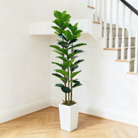Albero artificiale Garvee da 6 piedi per interni, realistico, senza manutenzione, versatile, durevole, verde