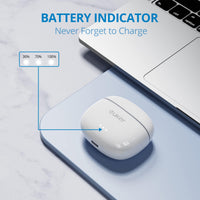Garvee Auricolari Bluetooth 5.0 In-Ear HiFi Stereo con Microfono, IPX5 Impermeabili, Ricarica Rapida USB-C, Ideali per Sport e Corsa, Batteria 450mAh, Nero