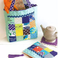 Garvee 50 pezzi di tessuto di cotone floreale quadrato - Morbido e resistente - Patchwork e fai da te - 10x10 cm - Marrone