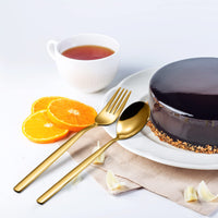 Set di posate Garvee da 30 pezzi per 6 persone, acciaio inossidabile, finitura a specchio, ergonomico, antiruggine, per casa e ristorante