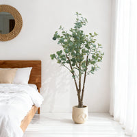 Albero artificiale Garvee da 6 piedi per interni, realistico, senza manutenzione, materiale di alta qualità, versatile, durevole, verde