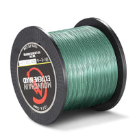 Garvee Línea De Pesca Trenzada 4 Hebras 100% PE Verde Oscuro 500m 30Lb/40Lb Para Lubina, Trucha, Salmón