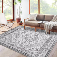 Garvee Vintage Läufer Teppich Orientalisches Design Kurzflor Pflegeleicht Waschbar Rutschfest Für Wohnzimmer Schlafzimmer Flur Küche