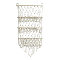 GARVEE Portaoggetti da appendere in cotone intrecciato a mano con motivi animali, amaca in corda di cotone resistente, per cameretta e camera da letto dei bambini, stile 1