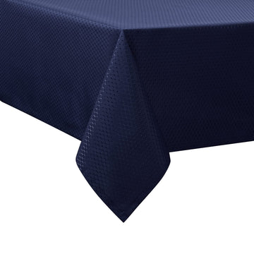 Tovaglia rettangolare GARVEE blu navy 53x70 pollici in poliestere con trama a nido d'ape idrorepellente per sale da pranzo e feste